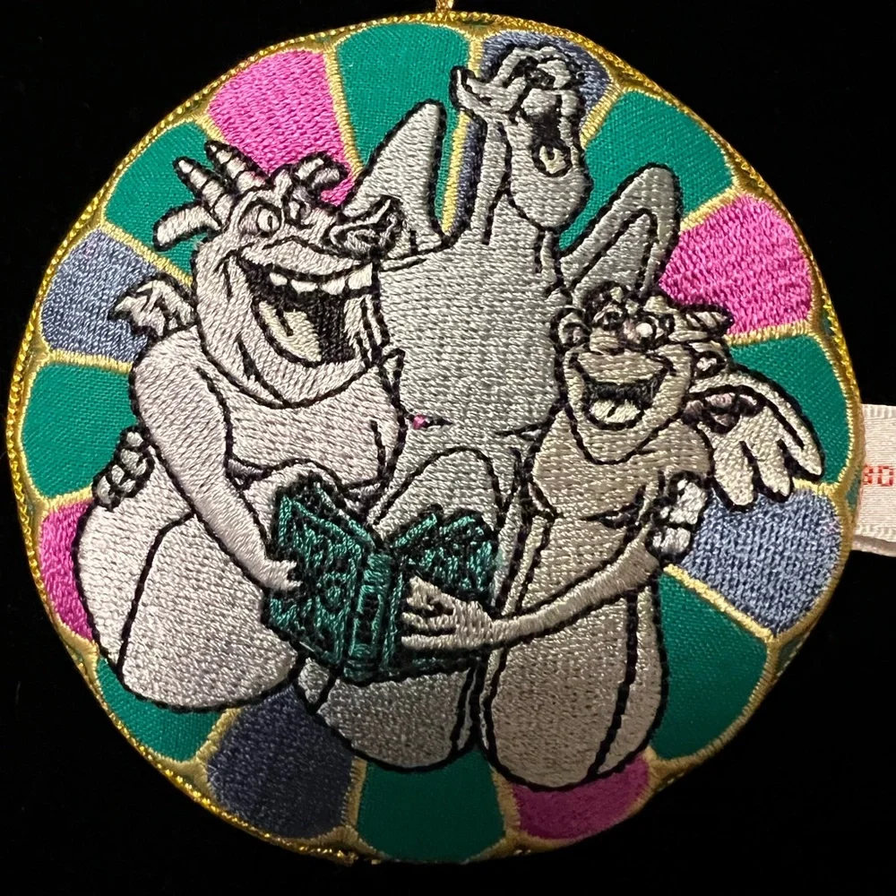 VTG NWT Disney The Hunchback of Norte Dame Colorful Gargoyle Patch Ornament